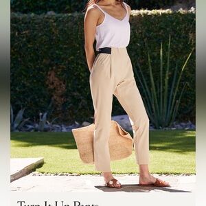 Aday turn it up tapered sesame tan Pants small